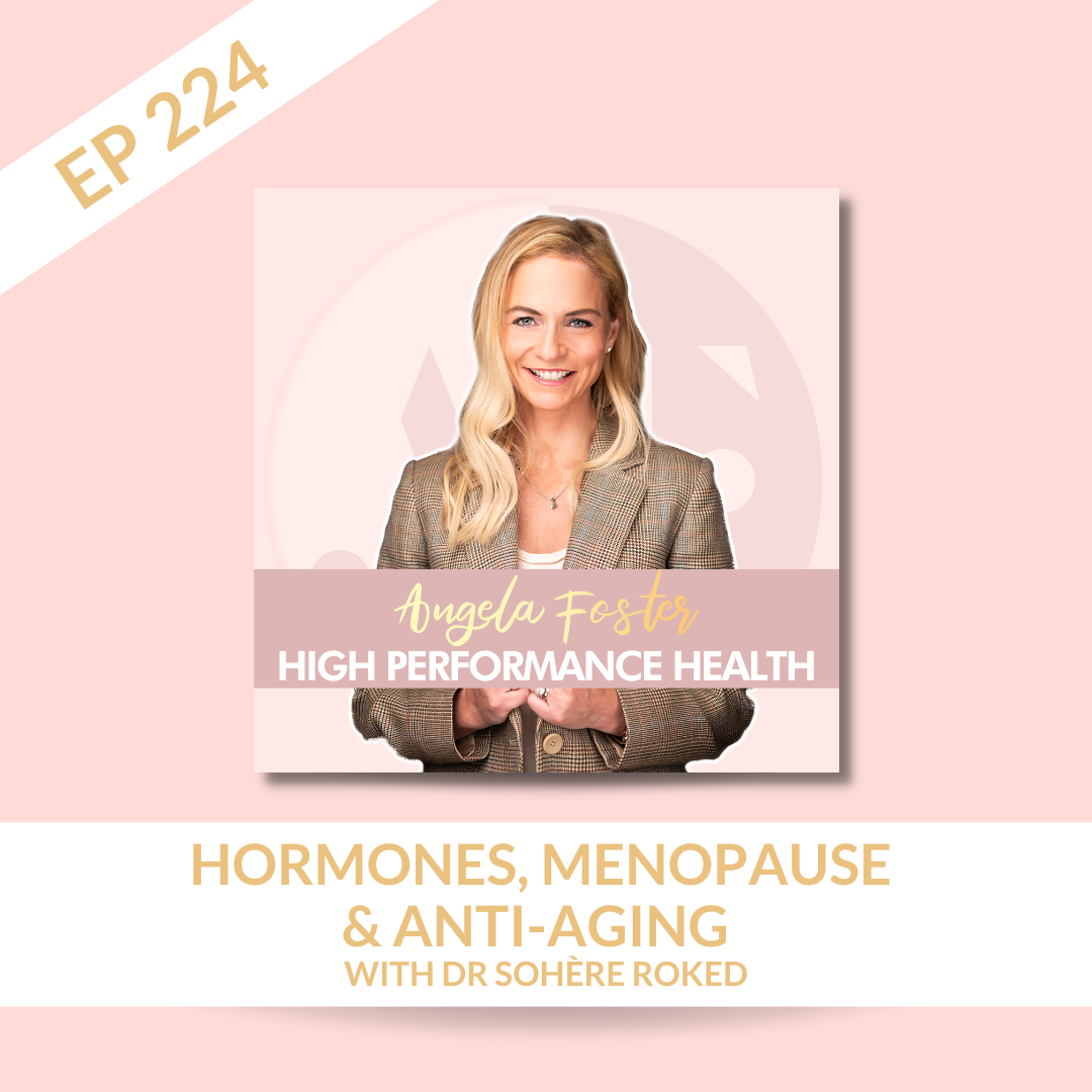 Ep 224 - Hormones, Menopause & Anti-aging with Dr Sohčre Roked