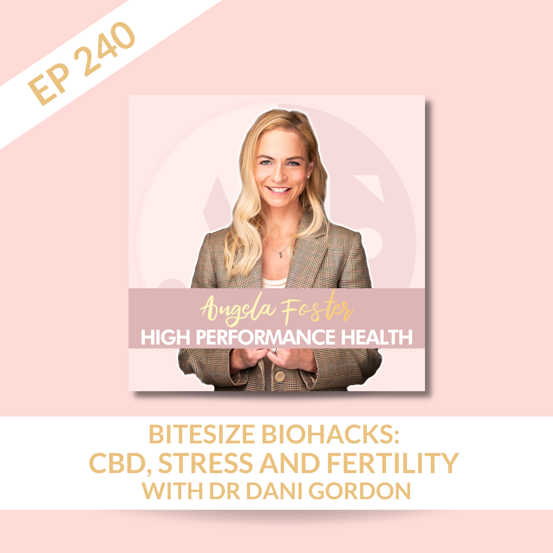 EP 240: CBD, Stress and Fertility with Dr Dani Gordon