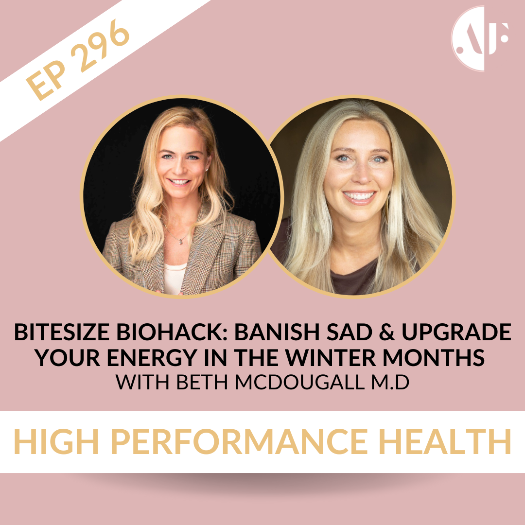 EP 296 Bitesize Biohack: Banish SAD & Upgrade Your Energy in The Winter Months with Beth McDougall M.D