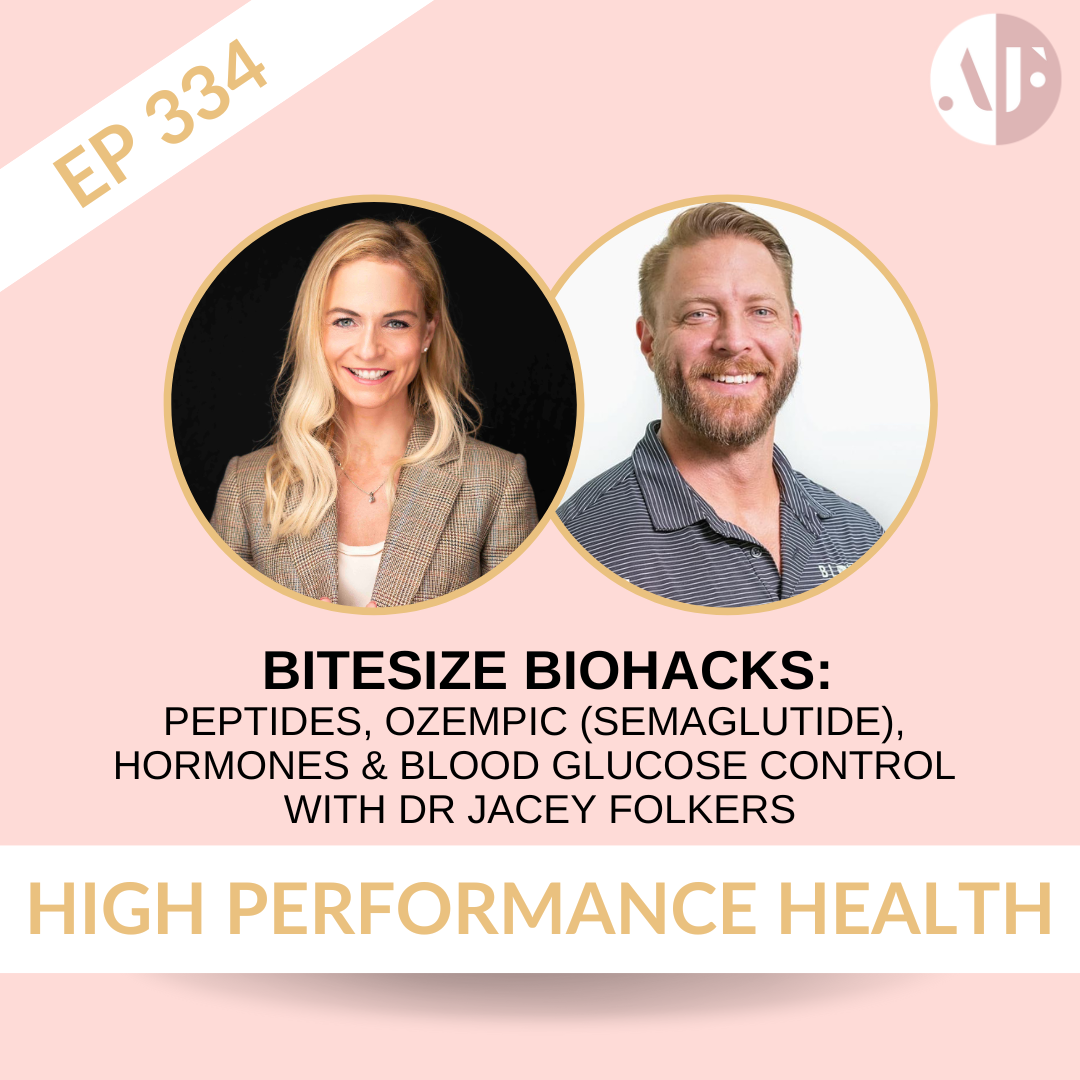 EP 334 - Bitesize Biohack: Peptides, Ozempic (semaglutide), Hormones & Blood Glucose Control with Dr Jacey Folkers