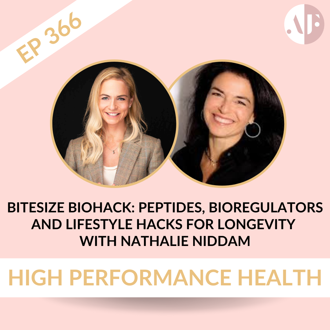 EP 366 - Bitesize Biohack: Peptides, Bioregulators and Lifestyle Hacks for Longevity with Nathalie Niddam