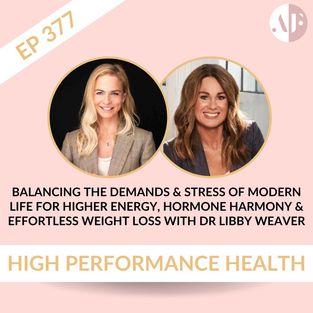 EP 377 - Balancing The Demands & Stress of Modern Life for Higher Energy, Hormone Harmony & Effortless Weight Loss with Dr Libby Weaver