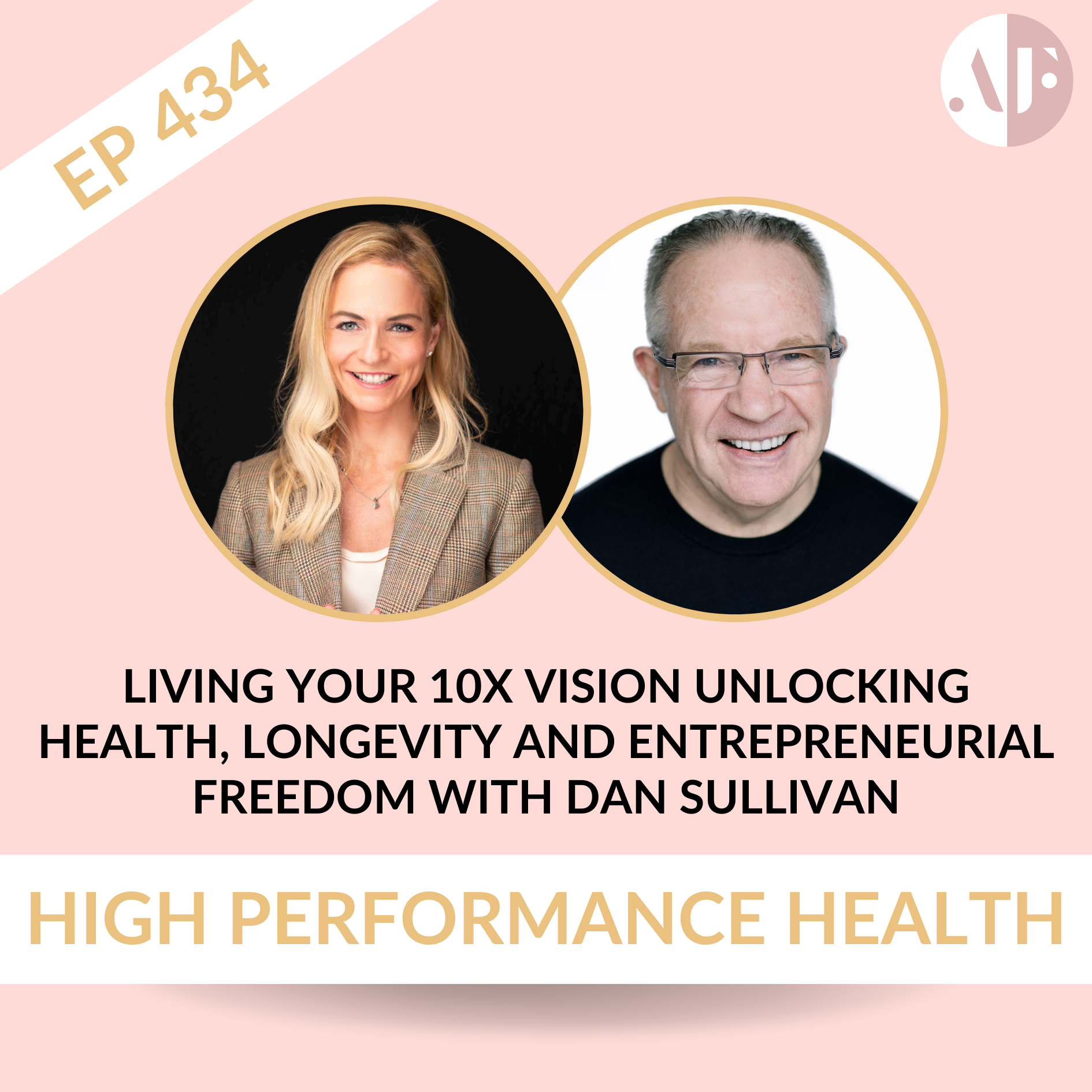 EP 434 - Living Your 10X Vision Unlocking Health, Longevity and Entrepreneurial Freedom with Dan Sullivan